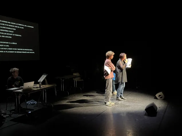 Photo de Laurence Vielle et Aurelien Dony